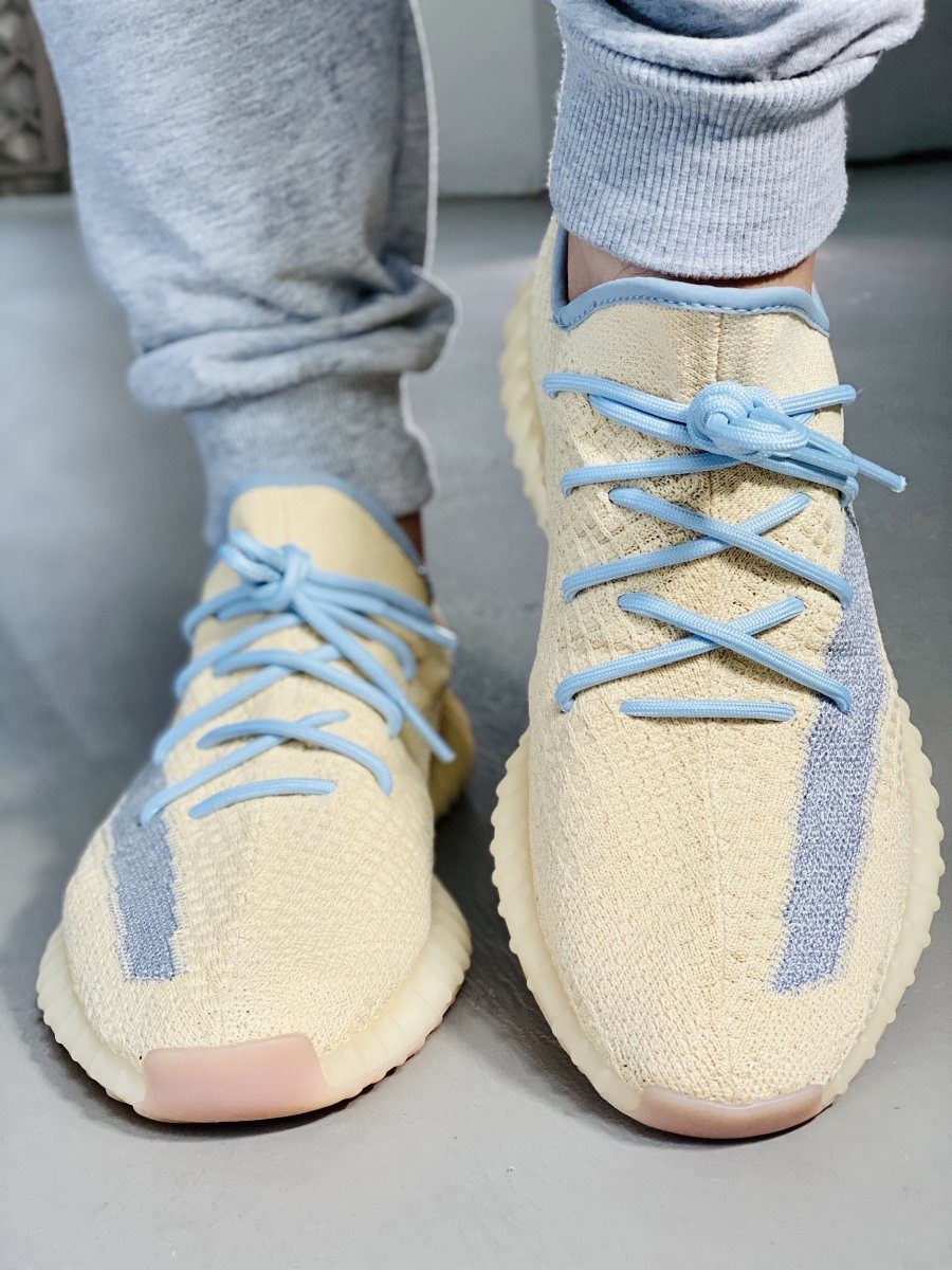 Yeezy Laces Linen Blue Rope Laces for Yeezy Boost 350 V2 Linen