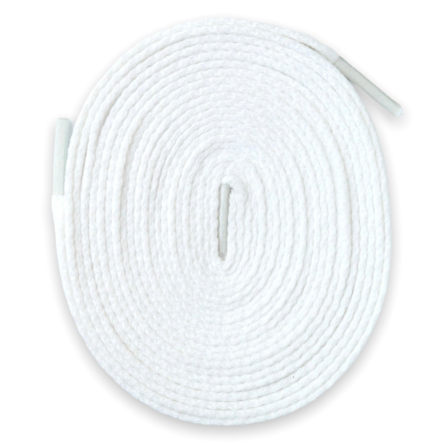 White - Thin Oval Laces
